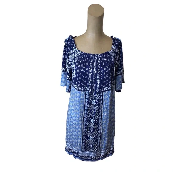 Hale Bob | Dresses | Nwt Hale Bob Blue Paisley Print Dress Size Medium |  Poshmark